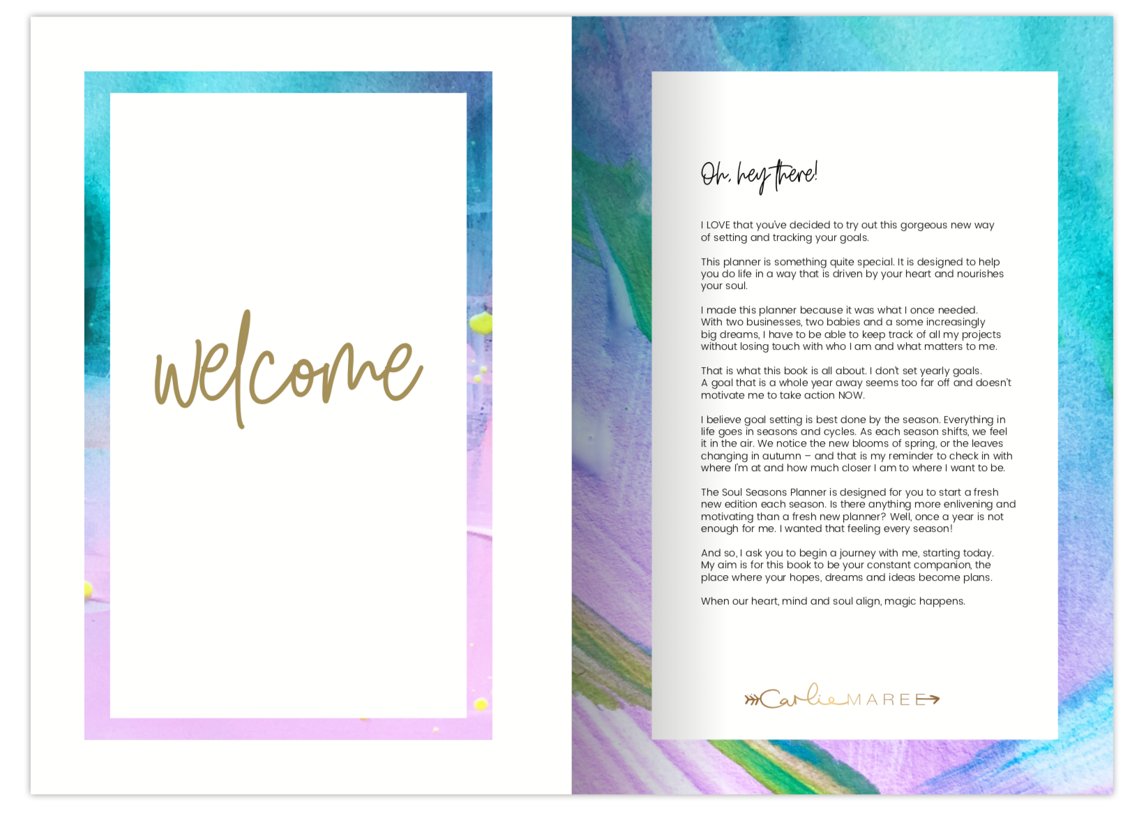 soul seasons planner summer 2018 19 carlie maree what is a year planner